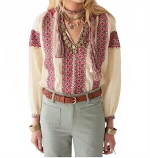 NEW MAISON HOTEL dion blouse in red wine